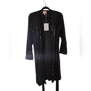 Show Me Your MuMu Black Mini Dress with Sequins